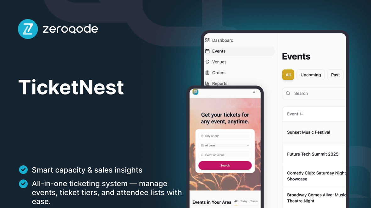 TicketNest screenshot